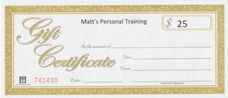matt s personal training minersville pa 17954 570 449 3444 personal training gift certificate